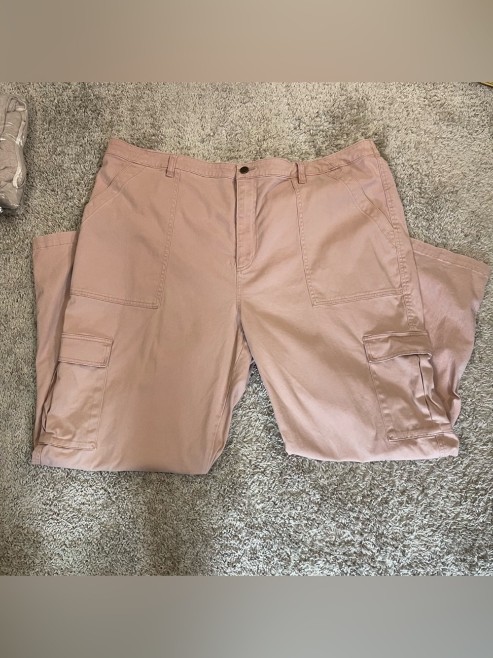 Falls Creek Women's Cargo Pants in Dusty Pink - Picture 6 of 8